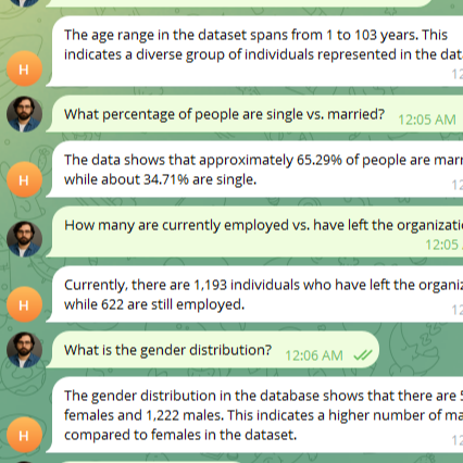Agent Database Bot - HR Management System