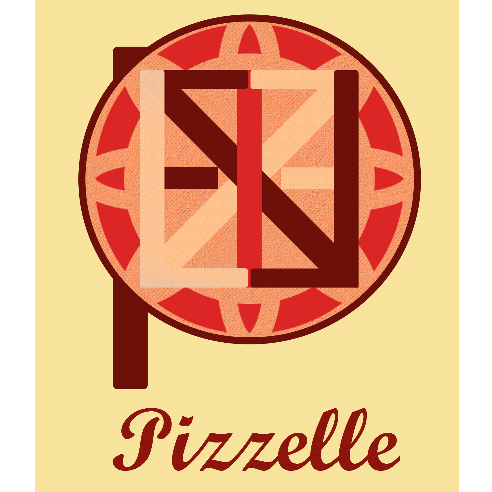 لوگوی قنادی و شیرینی فروشی Pizzelle